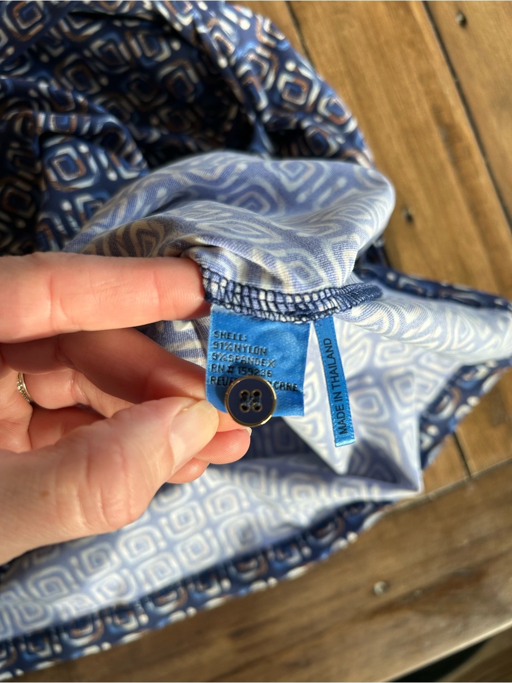 NWOT J.McLaughlin In the Wild Geo Calla Long Sleeve Navy Dress XL - Picture 13 of 14